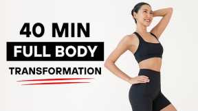 7 DAY BODY TRANSFORMATION 🔥 40 MIN FULL BODY WORKOUT FOR FAT BURN & WEIGHT LOSS