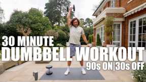 30 Minute Dumbbell Strength Workout | Joe Wicks Workouts