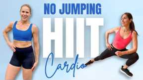 NO JUMPING FULL BODY CARDIO HIIT |  No Equipment at Home Workout | No Repeat