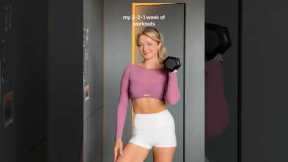 back to 3 strength, 2 cardio workouts and 1 stretch per week ❤️