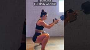 1 Dumbbell Full Body Workout