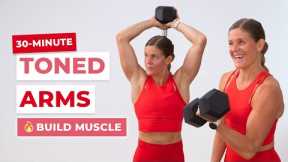 30-Minute Dumbbell Arms | Compound Arm Exercises for Sculpted Arms