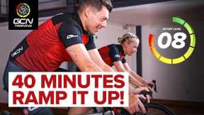 Ramp It Up: Punchy Intervals | 40 Minute HIIT Indoor Cycling Workout