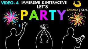 4 of 10 Immersive Interactive Warm-Up Video | Follow Along Full Body Game | No Equipment LET'S PARTY