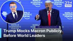 “What Happened to Those Sunglasses?”, Trump Mocks Macron, Threatens With Tariffs at WEF | AC1G