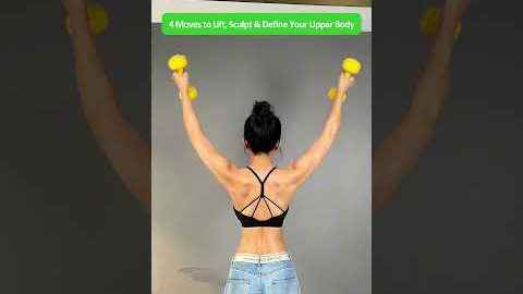 4 Daily Dumbbell Exercises to Sculpt Your Shoulders, Lift Your Back, and Define Your Arms