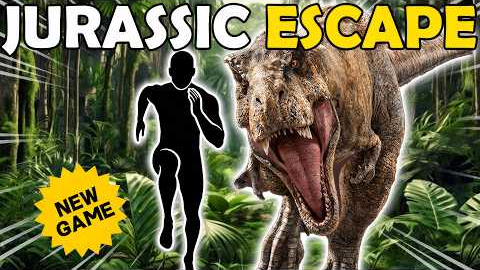 Immersive Interactive Warm-up | 🦖 🚨POV JURASSIC ESCAPE RUN |Viral Challenge🌋 |Fun Workout | Exercise