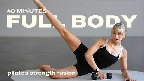 40 Min. Full body workout with weights | to build muscle without getting bulky | No repeats