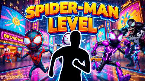 Immersive Interactive Warm Up丨Spider-Man Escape Edition | Easy Daily Routine | Full Body #1
