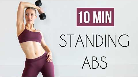 10 MIN STANDING ABS (with weights)