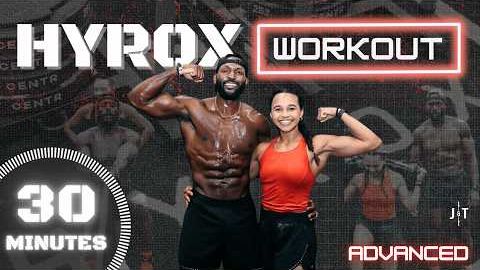 30 Minute Full Body Cardio X Dumbbell HIIT [Hyrox Inspired Workout ]