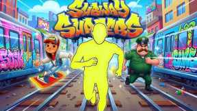 SUBWAY SURFERS RUN 🛹 HIGH QUALITY Immersive Interactive Warm Up | Viral Game Workout