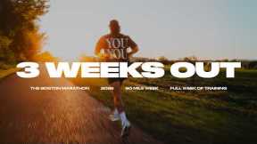 A Full Week of Training for the Boston Marathon (2:30 Goal Time)