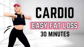 🔥30 Min CARDIO FAT BURN🔥14 Days Weight Loss Challenge - No Jumping, No Squat, No Lunge🔥Diet Workout🔥