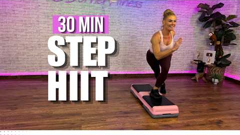 30 MIN - HIIT Workout with Step Platform - Cardio Step and Sweat