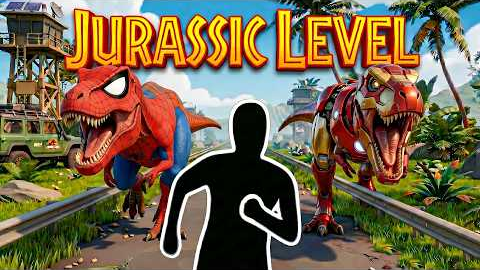 Immersive Interactive Warm Up丨Jurassic World New Map 丨Easy Daily Routine | New Moves #35