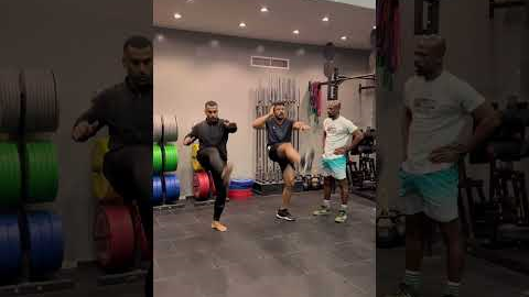 HIIT workout 🏋️‍♀️#hiit #mma #actiontraining #combatfitness #cardio #fitness #agility #sports #hiit