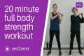 20 minute Full Body Standing Strength 
