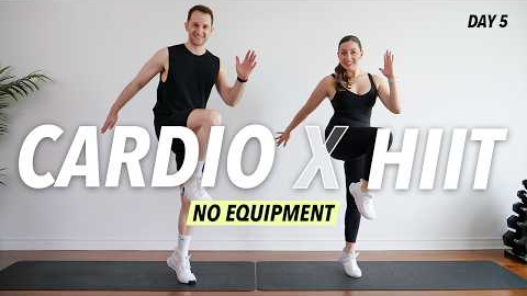 30 Min Full Body Cardio HIIT Workout 🔥 Sweat, Burn & Tone at Home (No Equipment)