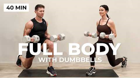 40 Min Full Body DUMBBELL HIIT Workout 🔥 Strength, Cardio & Abs