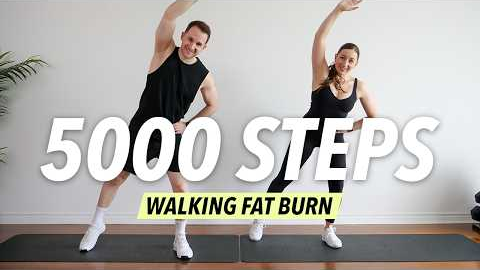 5000 Steps Cardio HIIT Workout – 30 Min Fat Burn at Home (No Equipment)