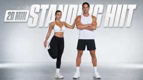 20 Min Standing Cardio HIIT Workout | Calorie Killer (No Repeat, No Equipment)