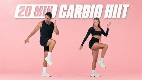 20 Min Standing Cardio HIIT Workout | Full Body Fat Burn (No Repeat, No Equipment)