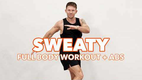 SWEATY Full Body HIIT + Abs | No Equipment, No Repeats