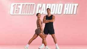 15 Min Standing Cardio HIIT | Intense Fat Burn (No Repeat, No Equipment)
