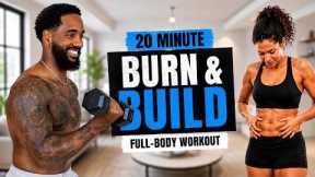 20 MIN FULL BODY DUMBBELL WORKOUT || Burn Fat & Tone up at Home (No Repeat)
