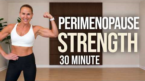 30 MIN Standing Dumbbell Workout | Perimenopause Strength (No Repeat)